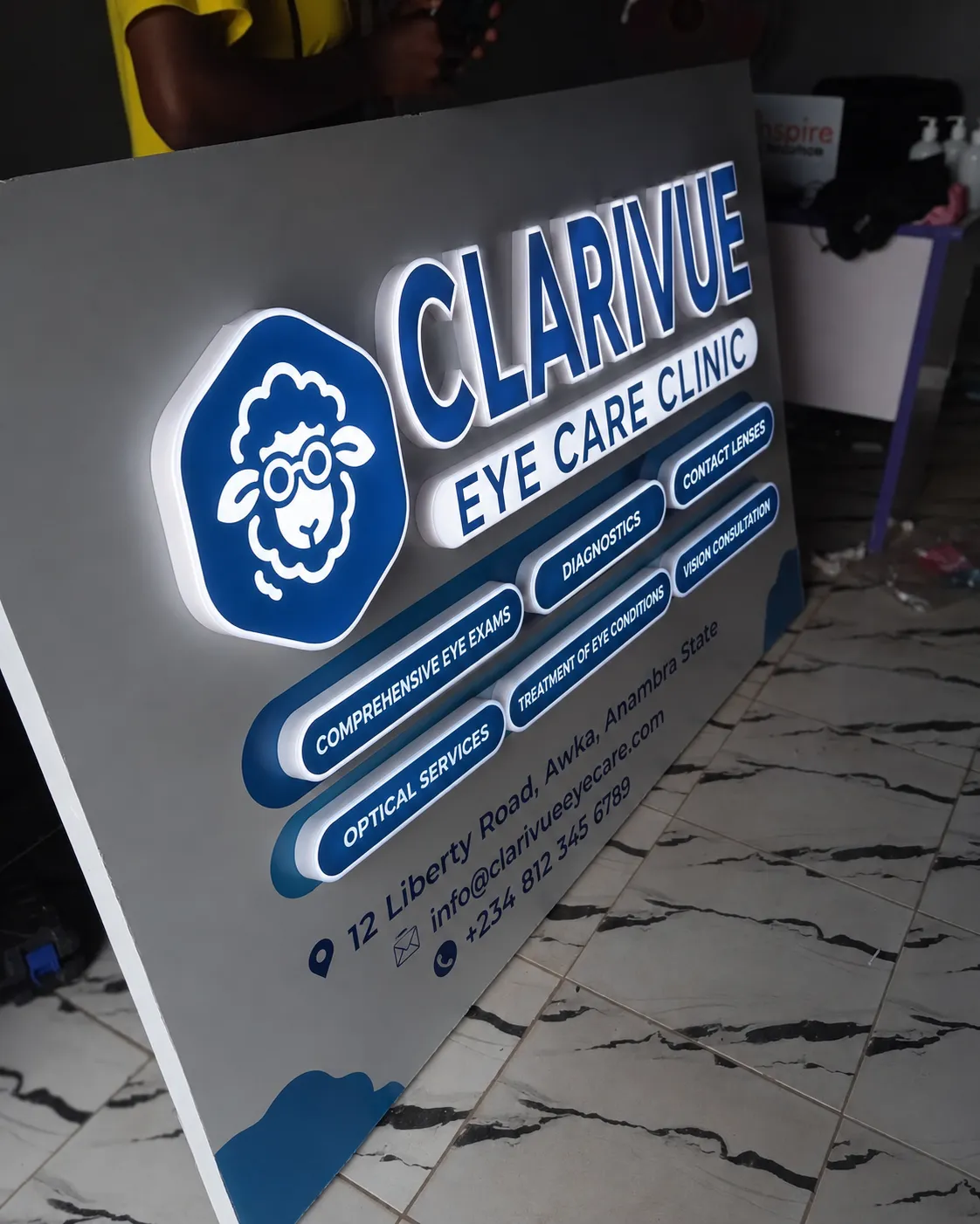 Indoor and outdoor signage service